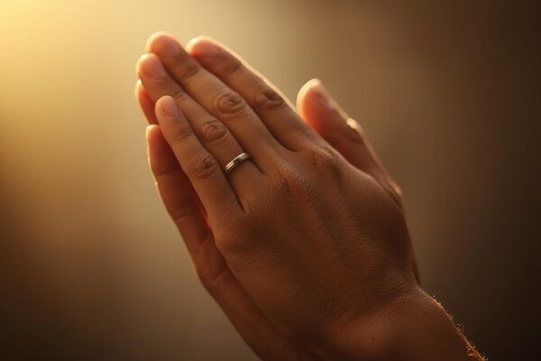 Hands praying